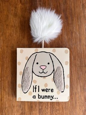 Jellycat Beige If I Were a Bunny Touch and Feel Board Book